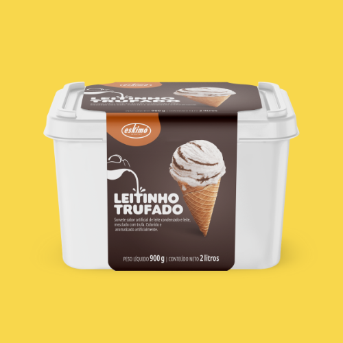 Leitinho Trufado - Pote de 2 Litros